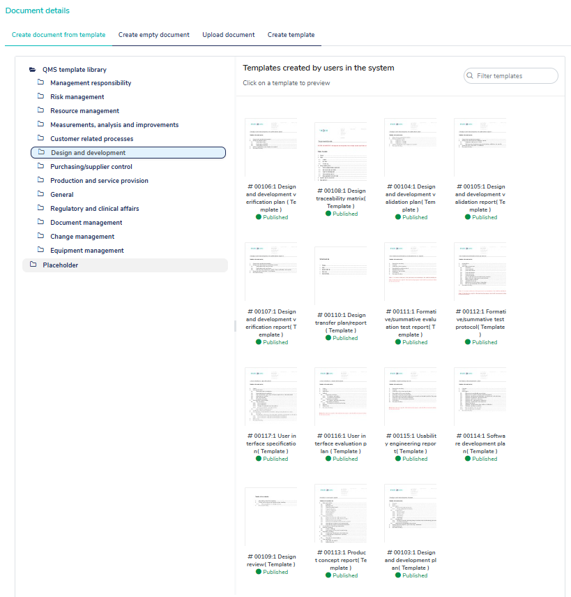 medical device document control